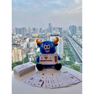 Sửu đệ siêu dễ thương Hanoi Buffaloes phù hợp làm quà tặng 20/10