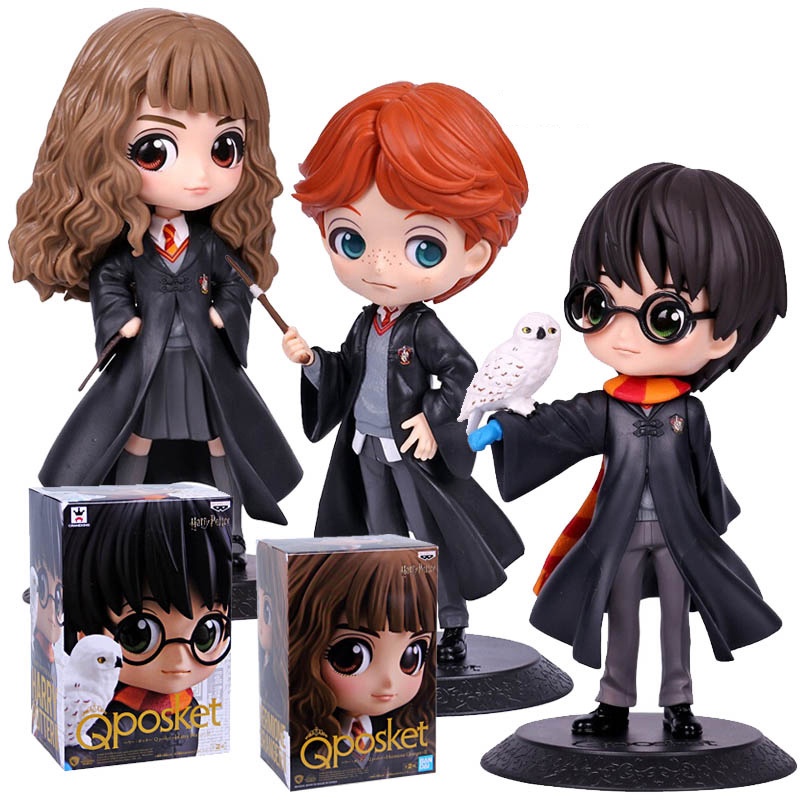 Combo 6 Mô hình chibi MINI FIGURE HARRY POTTER - RON - HERMIONE