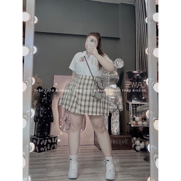 SET ÁO POLO GẤU THÊU + CV KATE - MÚP BIGSIZE 60-100KG