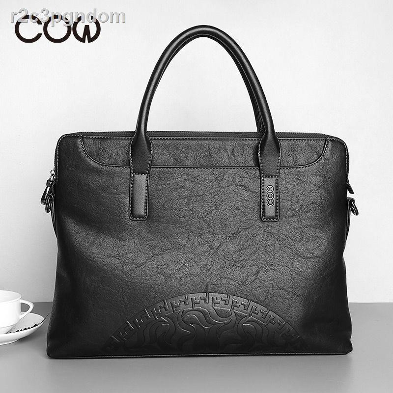 Túi nam mới của Pháp COW, công sở, cặp chính hãng, xách thời trang, nam, đeo vai | BigBuy360 - bigbuy360.vn