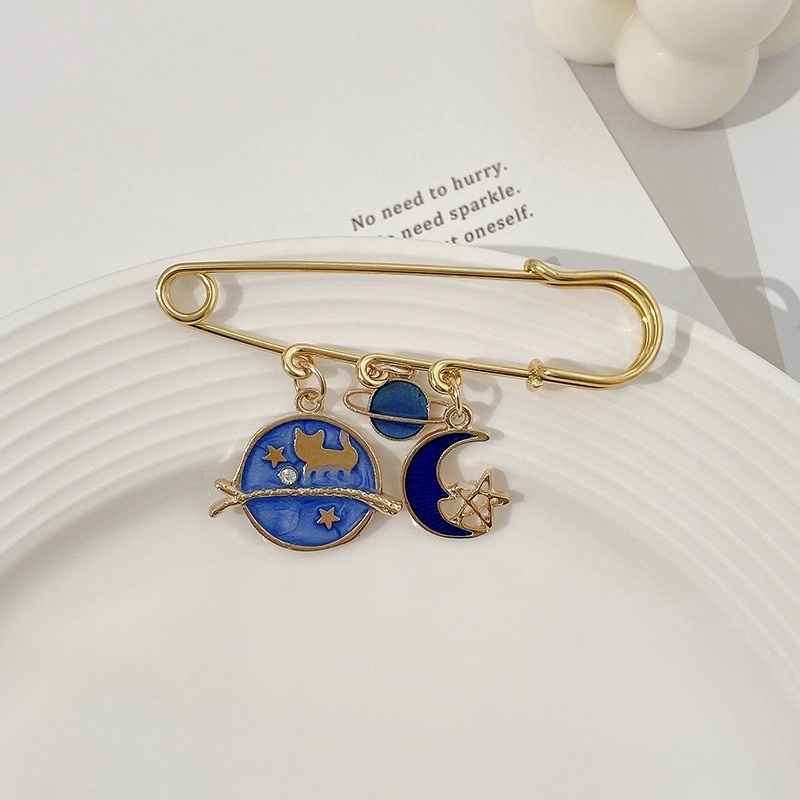 Ghim Cài Áo Họa Tiết Hoạt Hình Dễ Thương Phong Cách Nhật Bản