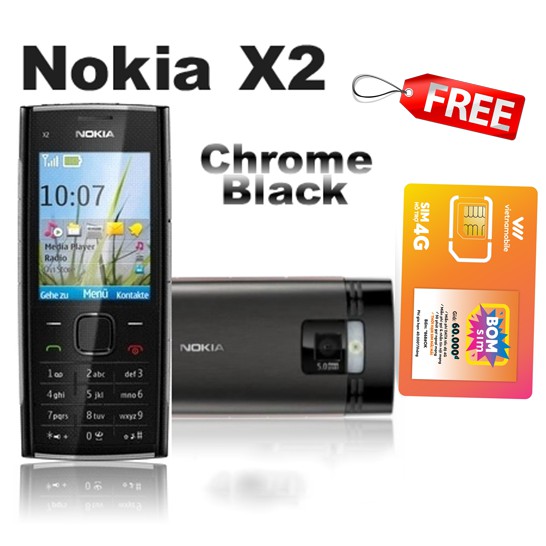 Điện thoại cổ giá rẻ chính hãng Nokia X2-00