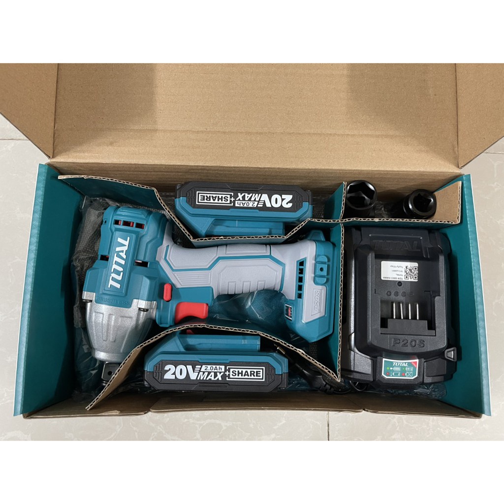MÁY SIẾT BULONG DÙNG PIN TOTAL 20V  TIWLI20020