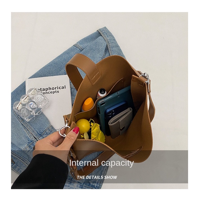 Túi Tote Đeo Vai Sức Chứa Lớn Phong Cách Cổ Điển Thời Trang Hàng Mới