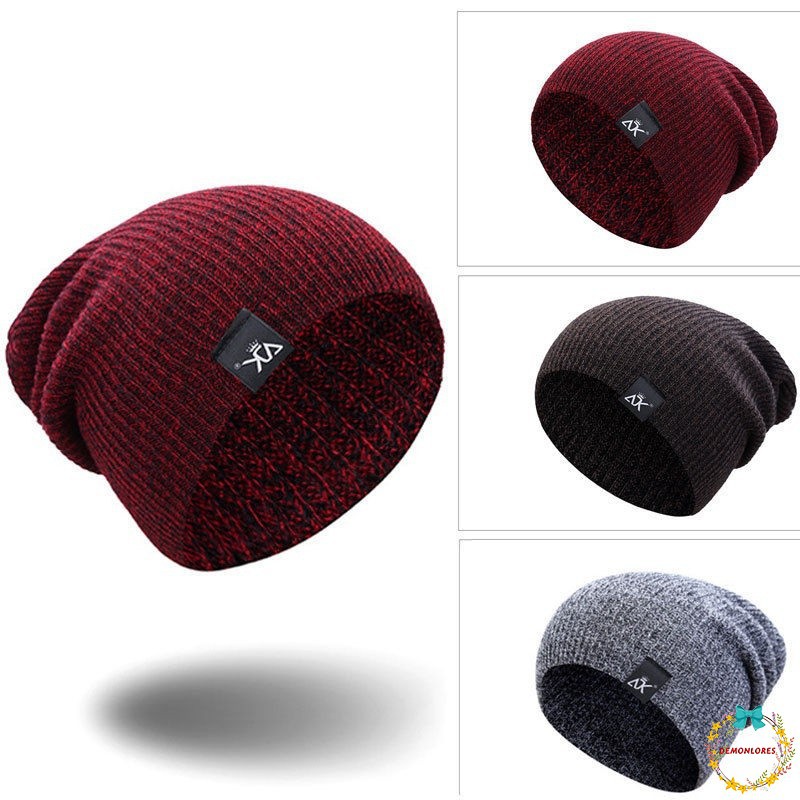 Mũ Beanie nam nữ len đan thời trang 2018