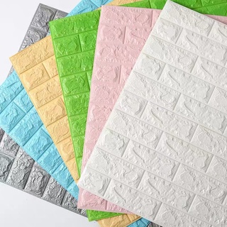 Miếng Dán Tường Trang Trí 3D Bằng Xốp Chống Thấm Nước