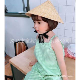 Nón cói lá kiểu Nhật cho bé