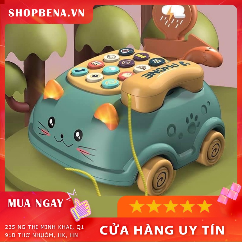 Điện thoại ô tô xanh