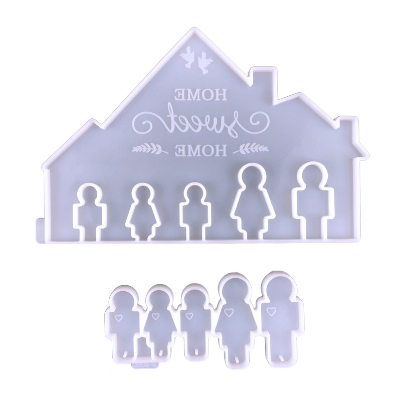 Khuôn Silicone Làm Mặt Dây Chuyền Hình Người Nhỏ