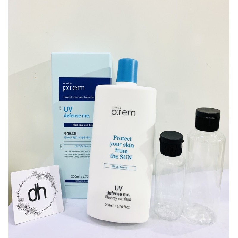 KEM CHỐNG NẮNG MAKE PREM DẠNG SỮA FLUID BLUE RAY SUN 200ml | BigBuy360 - bigbuy360.vn