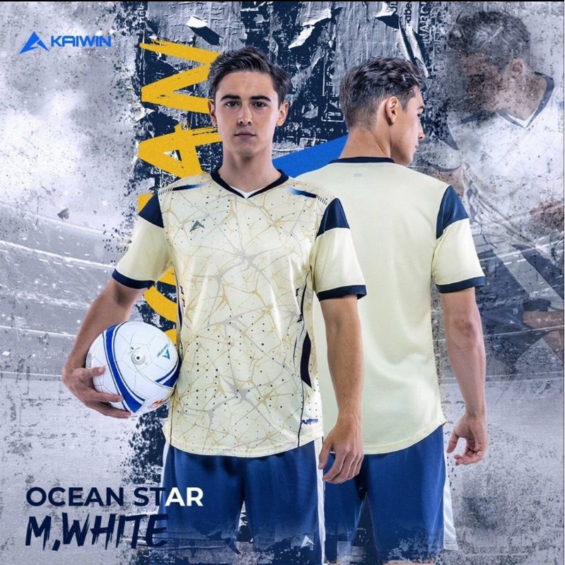 BỘ QUẦN ÁO BÓNG ĐÁ KAIWIN OCEAN STAR - HỖ TRỢ IN ẤN