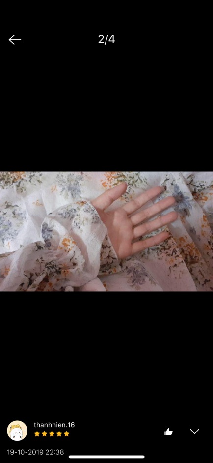 [SẴN / Ảnh thật] Đầm hoa nhí tiểu thư đuôi cá V108. Váy maxi hoa nhí tay bồng eo chun