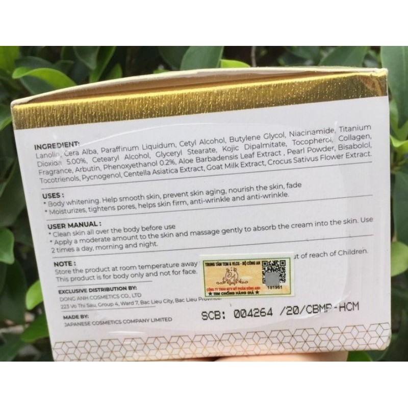 Kem Body Collagen X3 Luxury 250g Chính Hãng Đông Anh