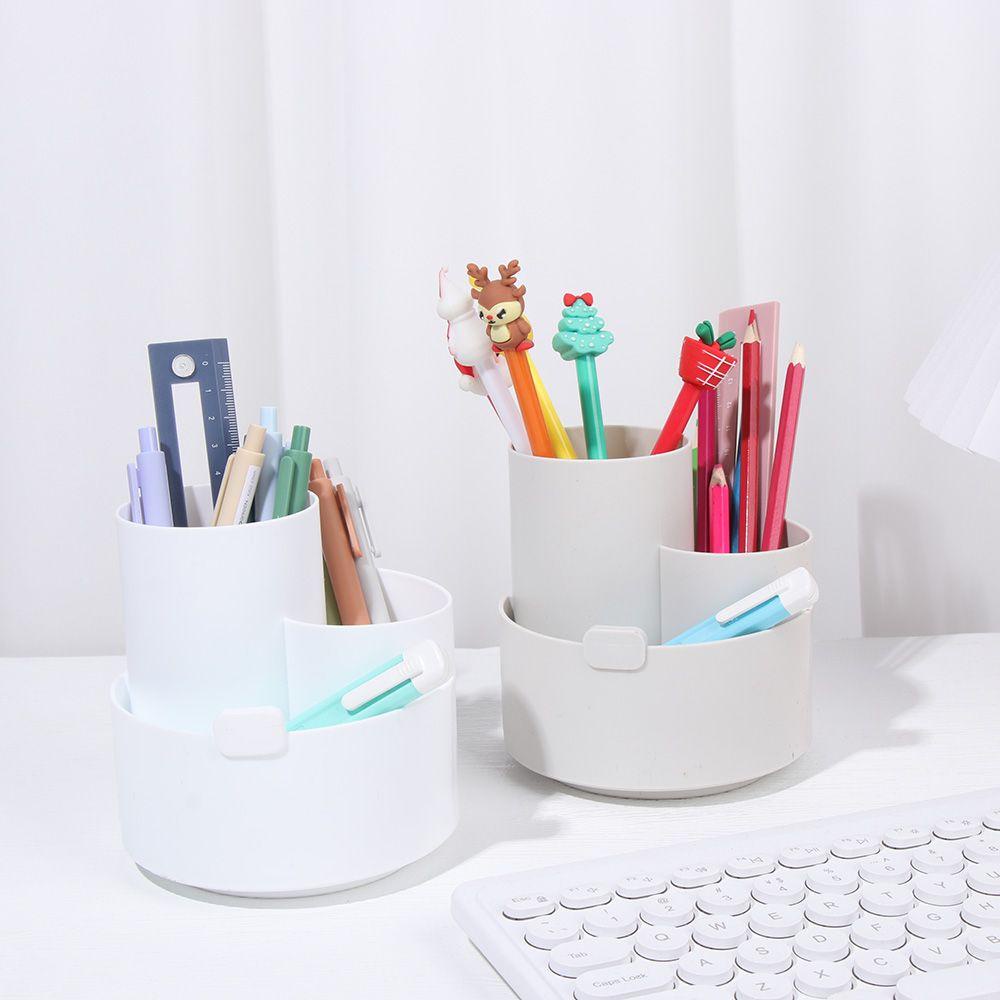 LAYOR1 Giá Đỡ Bút Chì Để Bàn Cỡ Lớn Có Thể Xoay Tiện Dụng Cho Trường Học