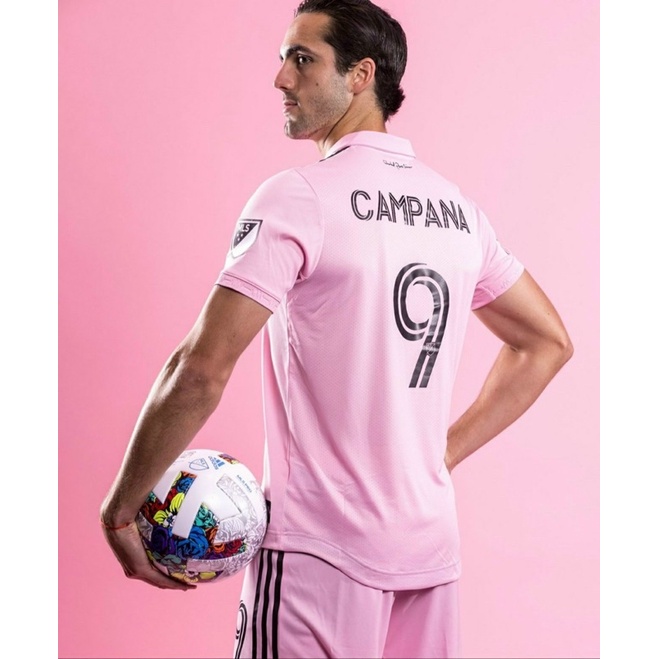 ÁO BÓNG ĐÁ HÓT 20224 - Mẫu MIAMI Màu Hồng