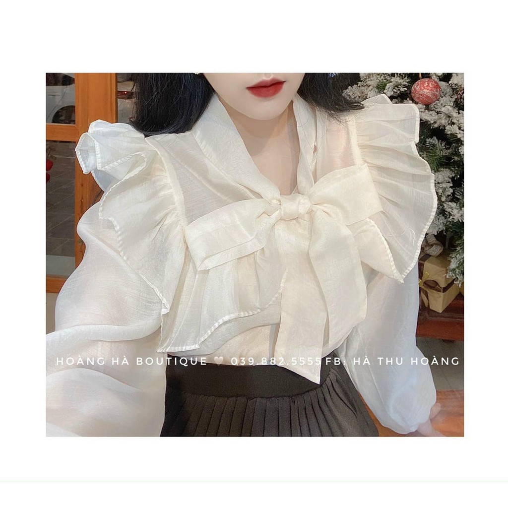 Áo tơ cổ Bèo xinh xắn (kèm ảnh thật,video) | BigBuy360 - bigbuy360.vn