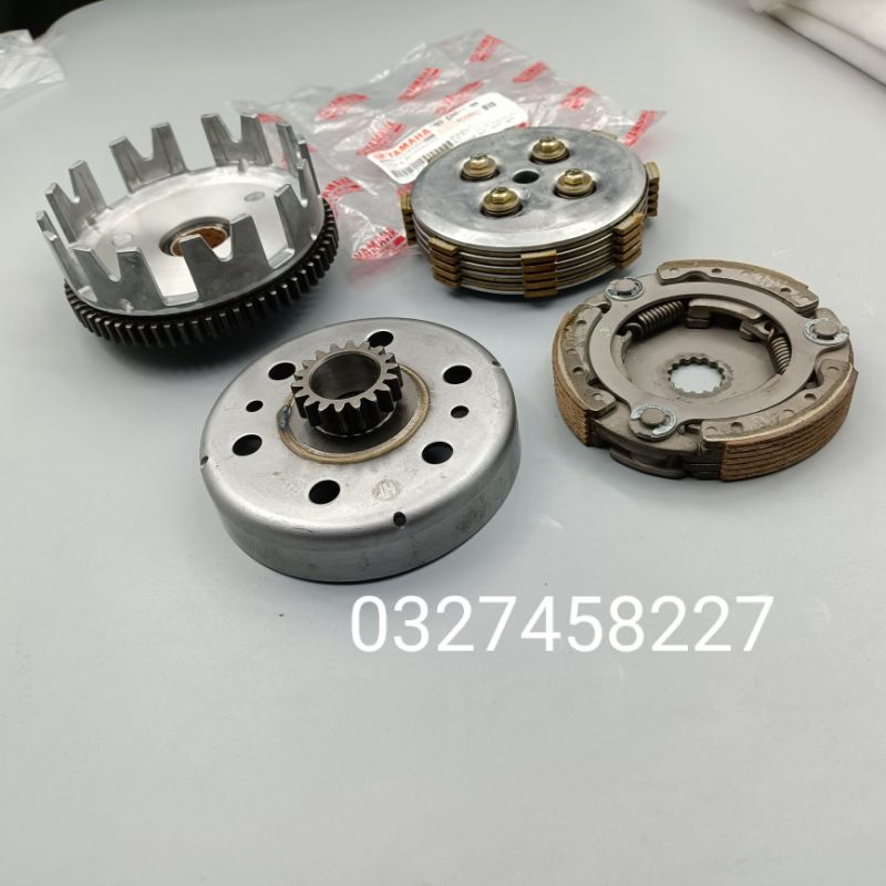 Full bộ nhông nồi côn, li hợp xe Sirius, Jupiter zin Yamaha