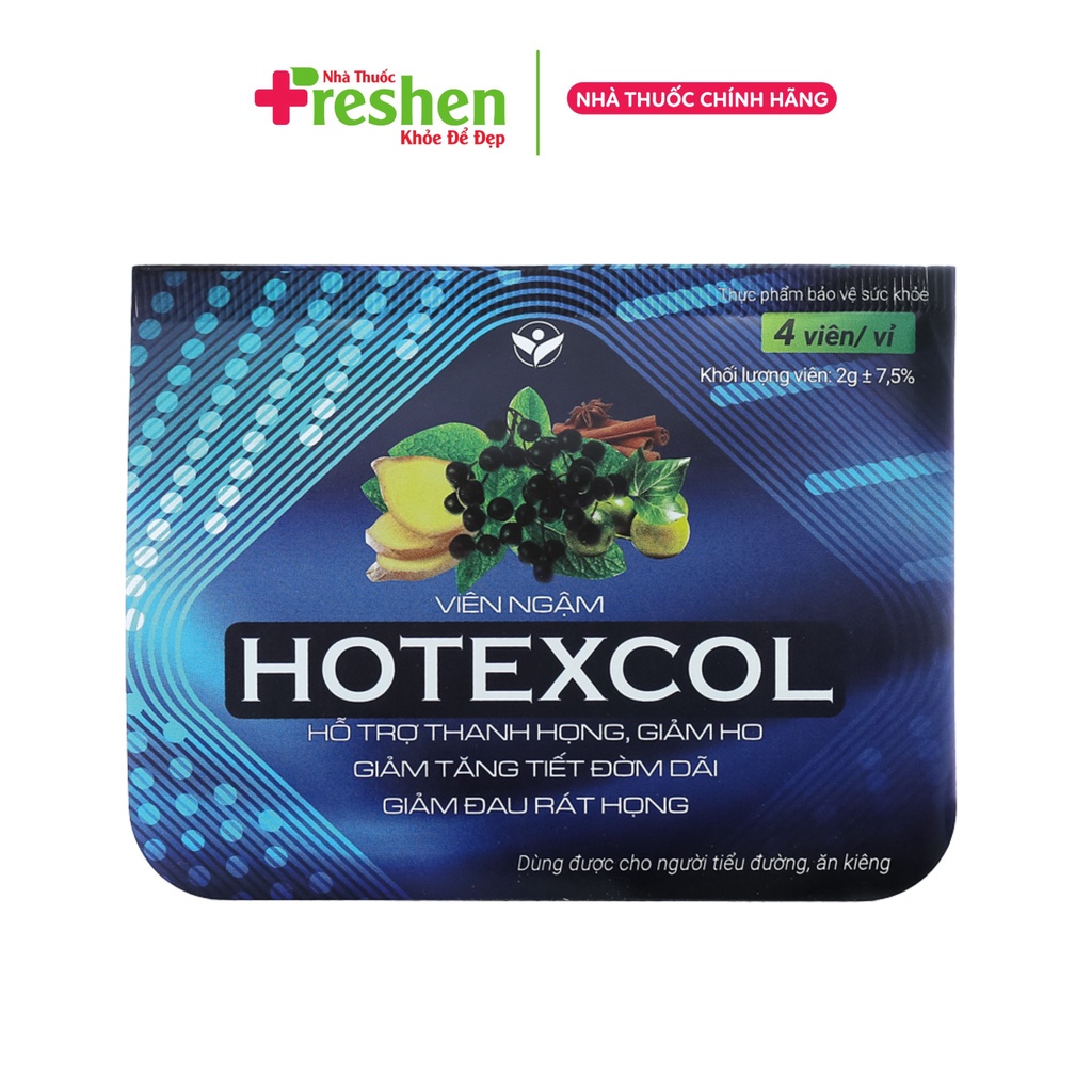 Viên ngậm Hotexcol – Hỗ trợ giảm ho hiệu quả