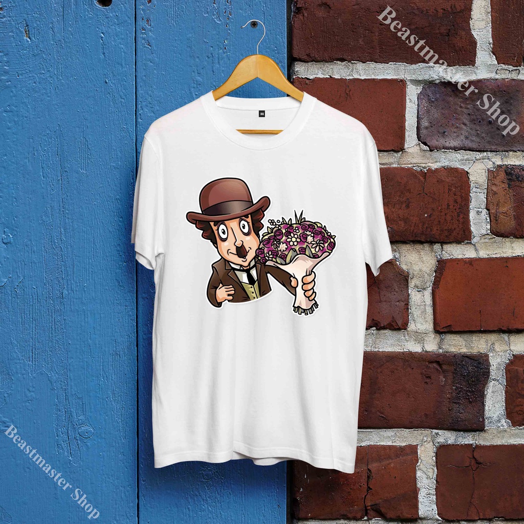 💕Áo Thun Charlie Chaplin - Áo Thun Hề Sác-lô - Charlie Chaplin T-Shirt phong cách - CHC-008