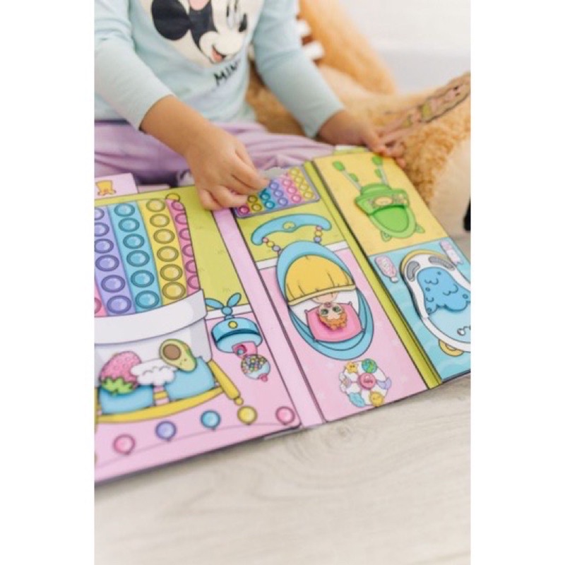 GIA ĐÌNH BÚP BÊ GIẤY 3 ( NHÀ POP IT)