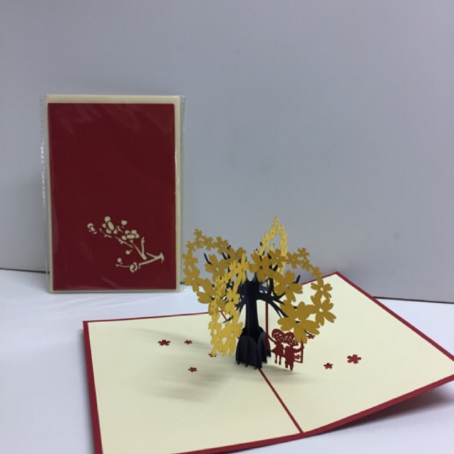 Cây Hoa  Anh Đào  - Flower - Cherry Blossom   - Thiệp 3D | BigBuy360 - bigbuy360.vn