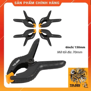 Kẹp lò xo, kẹp gỗ chữ a tolsen 6inch - 150mm 10199