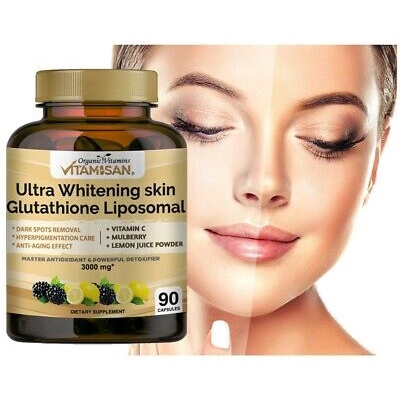 Viên uống Trắng Da Giảm Nám Liposomal Glutathione 3000mg Alpha lipoic acid NAC Vitamin C Vitamisan 90 viên