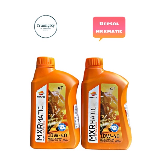Nhớt Repsol MRXmatic dành cho xe tay ga bình 800ml
