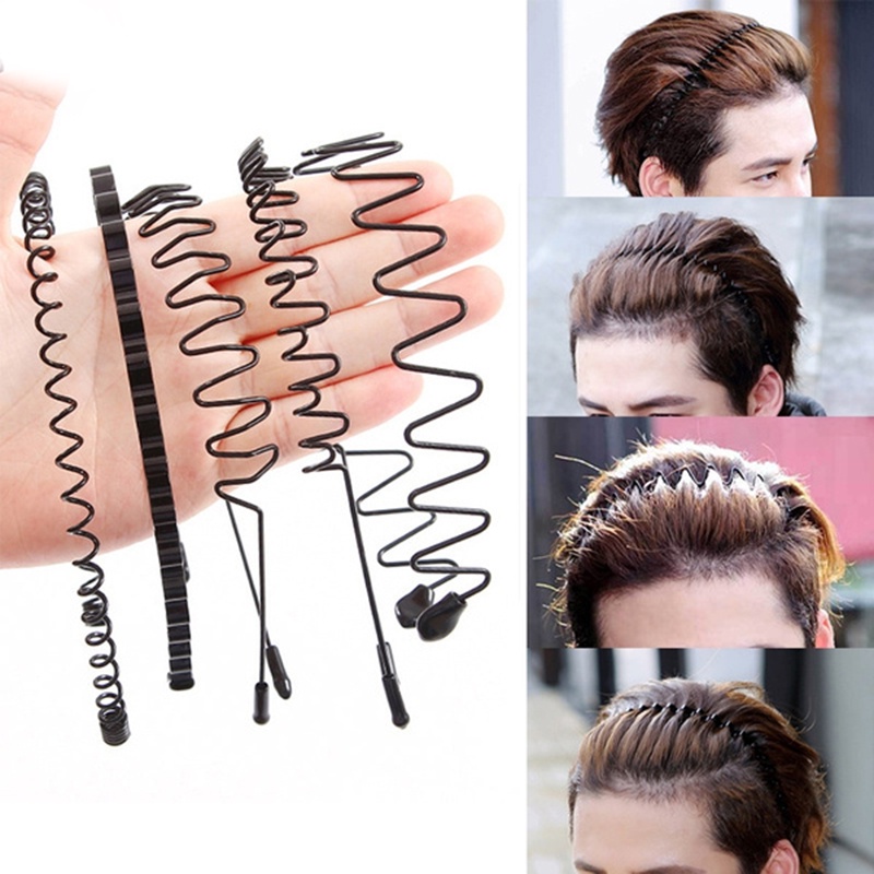 Băng Đô Kim Loại Gợn Sóng Thời Trang