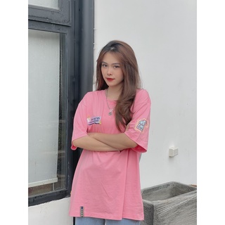 ←★→Áo thun TSUN Sticker Pink Tee - Hồng - Unisex