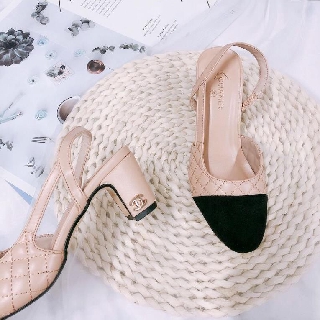 Sale Hot Giày cao gót bít mũi - giày công sở gót vuông ( cotay SD247) Sales tháng 7 . rồi Sịn