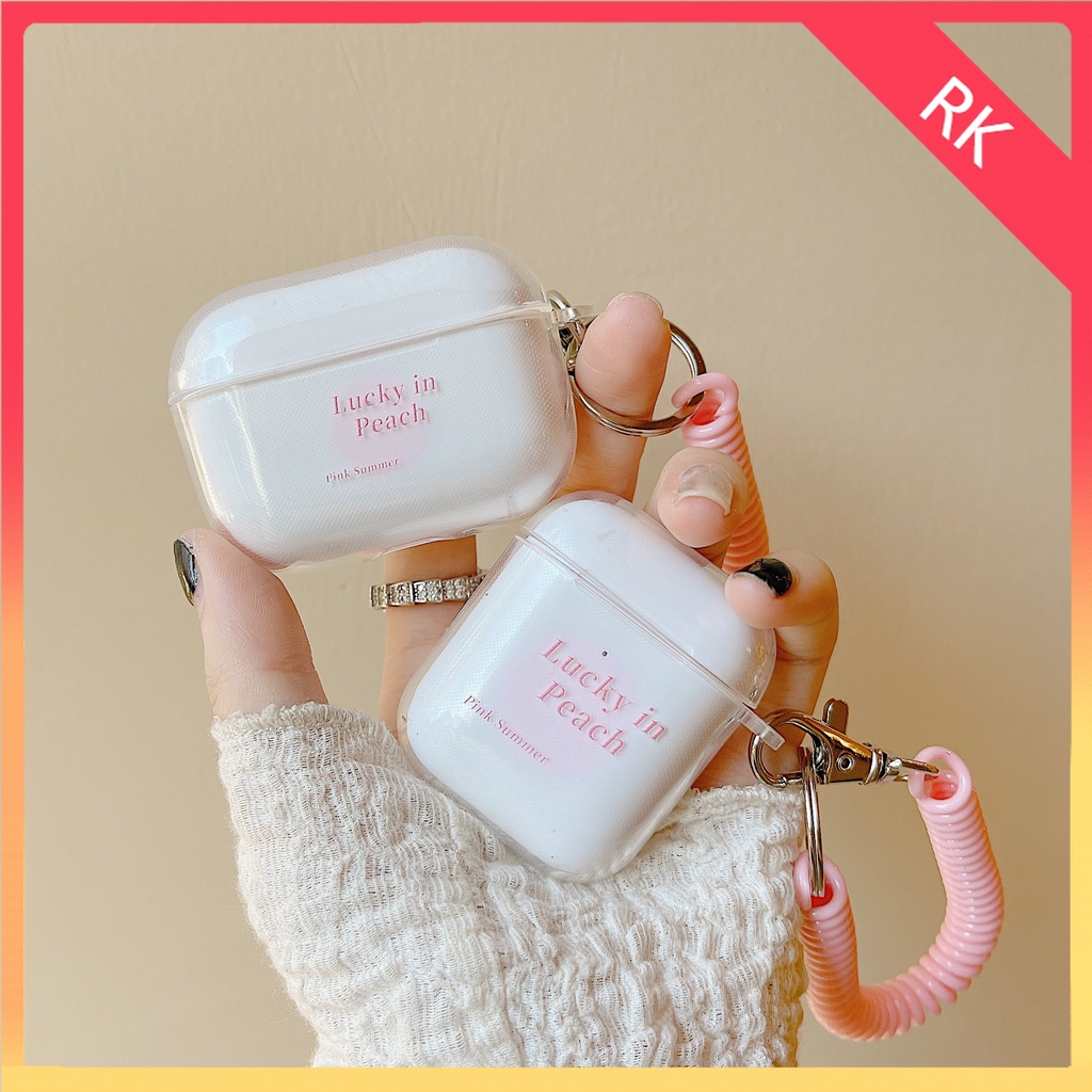 Vỏ Bảo Vệ Hộp Sạc Tai Nghe Bluetooth Airpods Pro 2/3 Bằng tpu Trong Suốt Họa Tiết Hoạt Hình Dễ Thương RK CASE RK CASE
