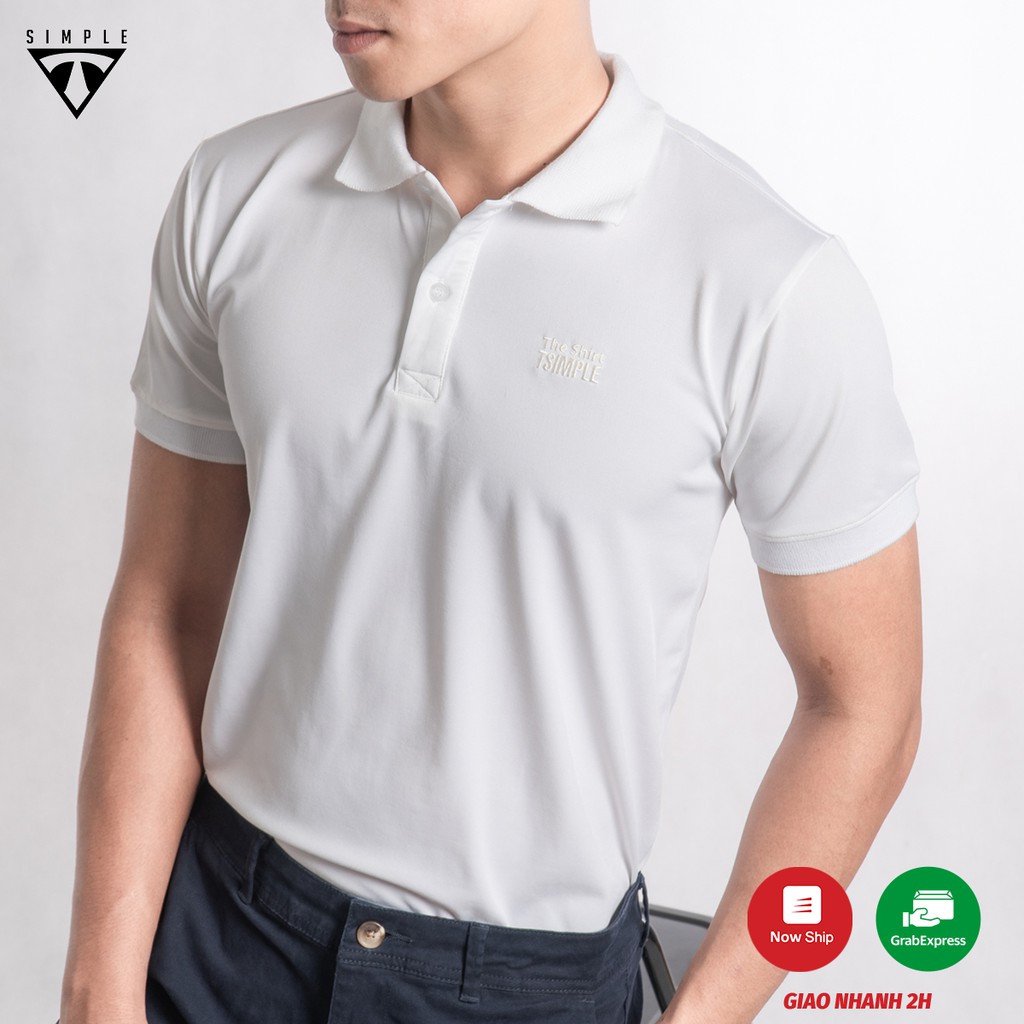 Áo Thun Polo Nam ngắn tay TSIMPLE cổ bẻ vải cá sấu cotton cao cấp xuất xịn chuẩn form logo thêu ACT