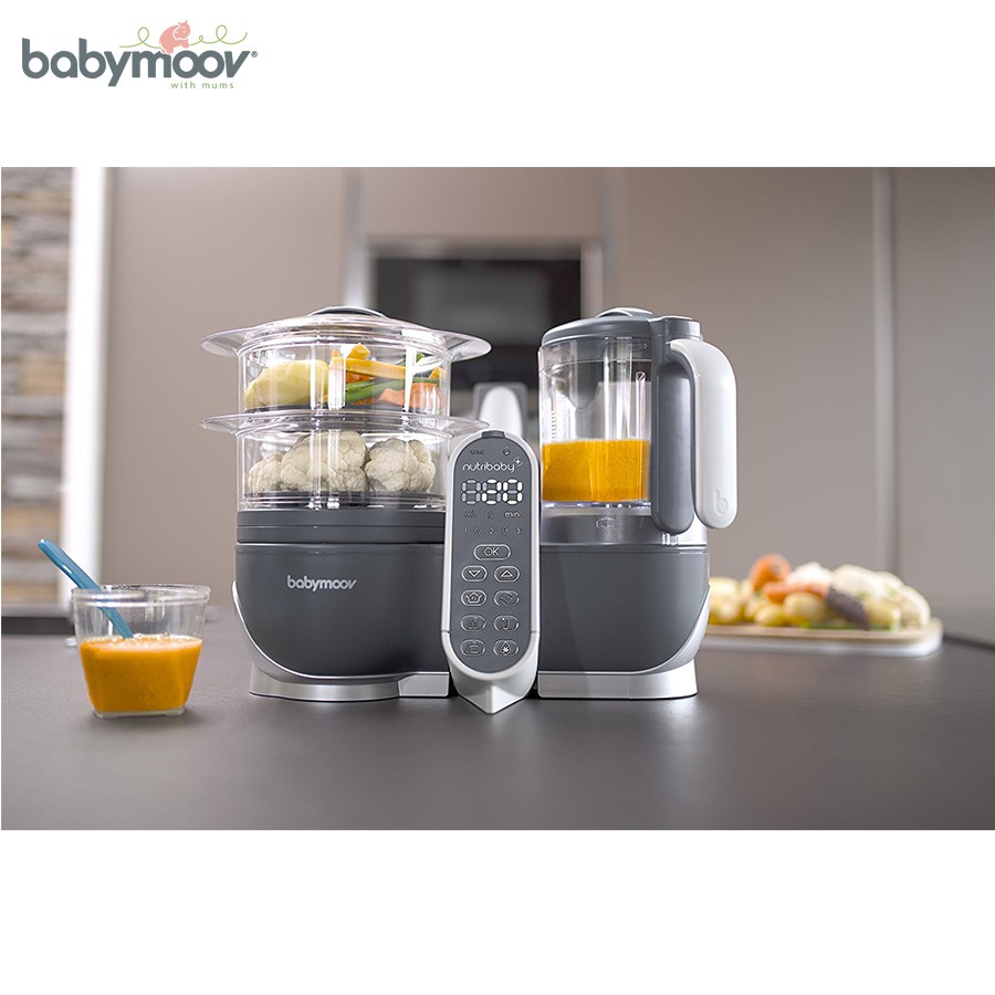 [BABYMOOV CHÍNH HÃNG] MÁY TIỆT TRÙNG XAY HẤP ĐA NĂNG NUTRIBABY PLUS 5IN1