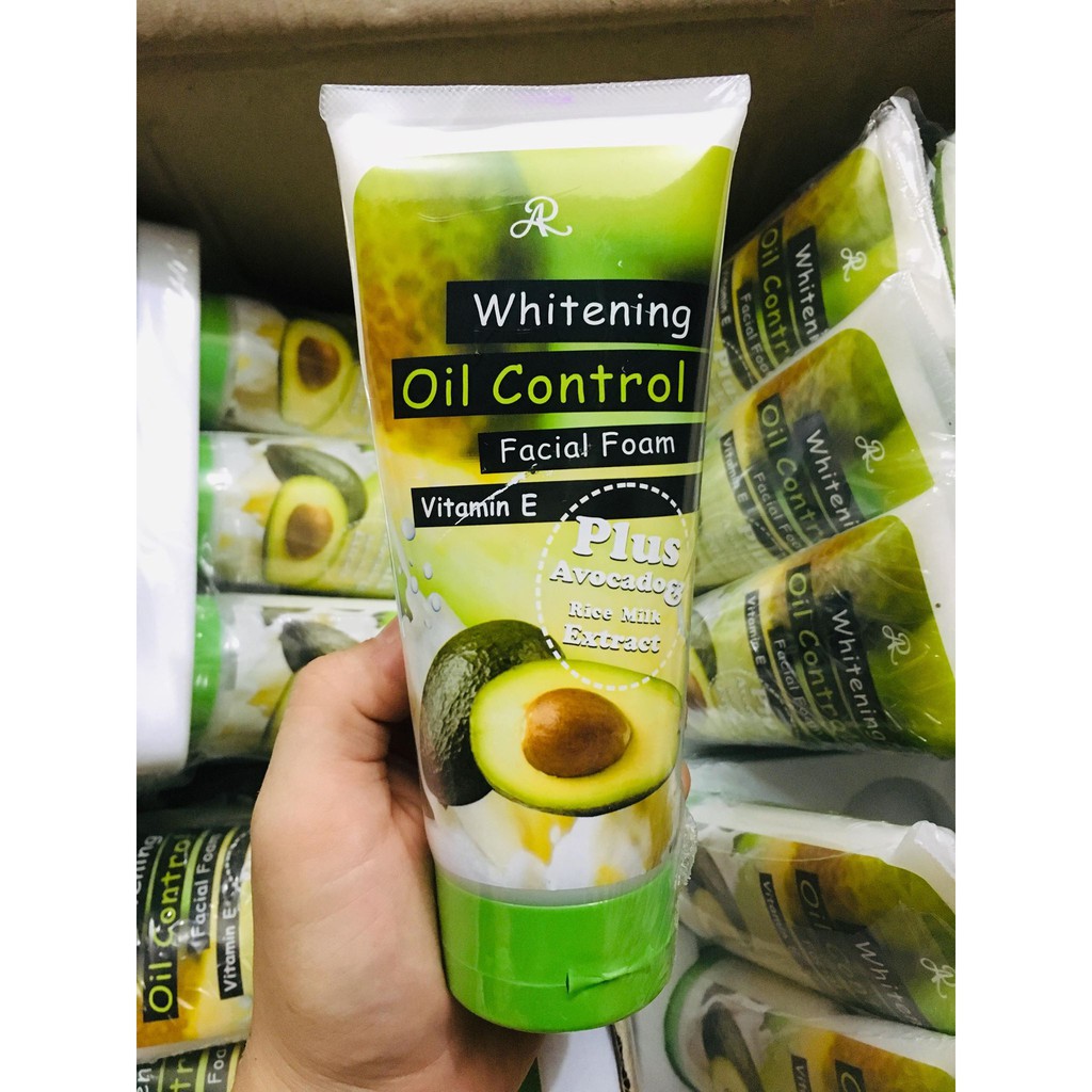 ⚀⚂⚄ Sữa Rửa Mặt Bơ Aron Whitening Oil Control Thái Lan 210g [𝙈𝙖𝙨𝙝𝙞𝙥𝙖𝙩𝙚]