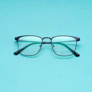 Gọng kính cận thời trang Unisex SunglassesForYou 62026 dáng vuông kim loại màu đen, xám và bạc