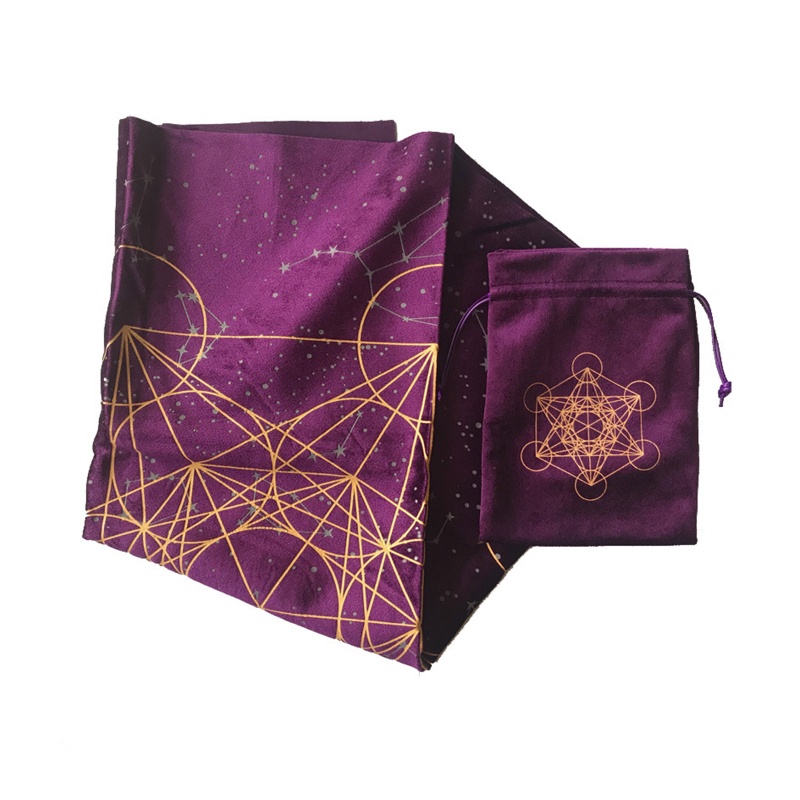 Bộ Bài Tarot Để Bàn Chất Liệu Vải Nhung Nỉ