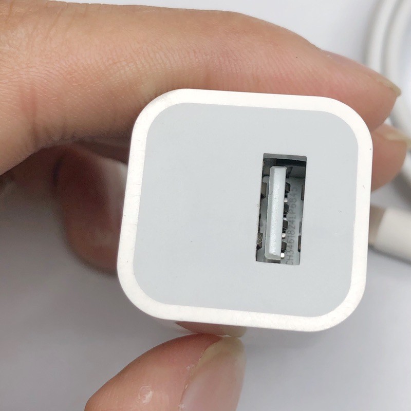 Bộ sạc iphone chân lightning, bộ củ cáp sạt vuông cho ip 5, 6, 7, 8, x, 11,12 vào điện nhanh, cốc chuẩn Apple, EU