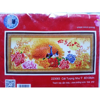 Tranh chữ thập như ý cát tường