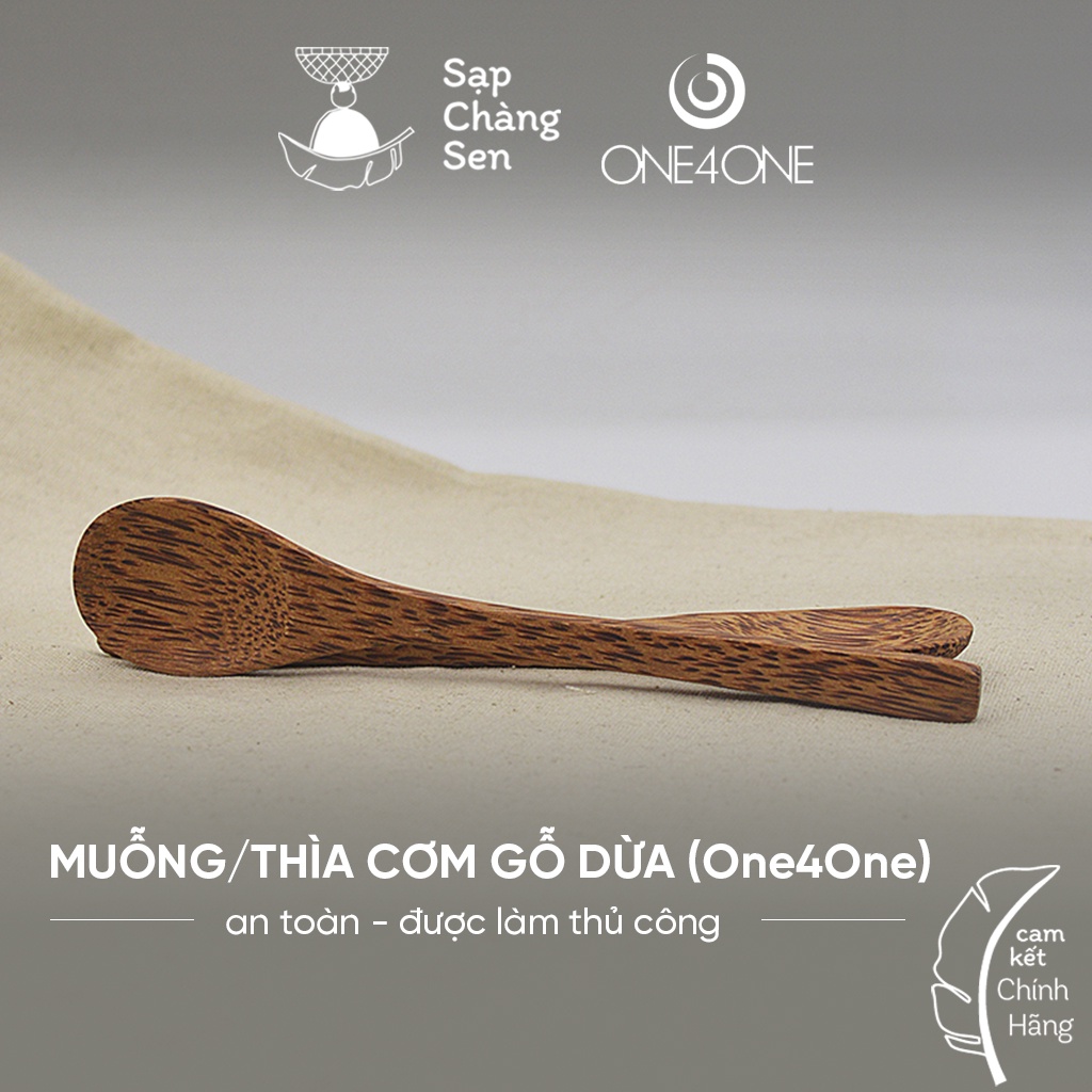 Muỗng / thìa cơm gỗ dừa (One4one)