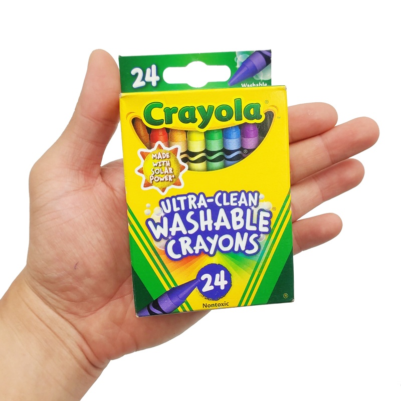 [Mã LIFEB04ALL giảm 10% tối đa 15K đơn 0Đ] Hộp 24 Bút Màu Sáp Rửa Được - Crayola 526924