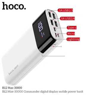 Sạc Dự Phòng Hoco B12 Max 30000mAh