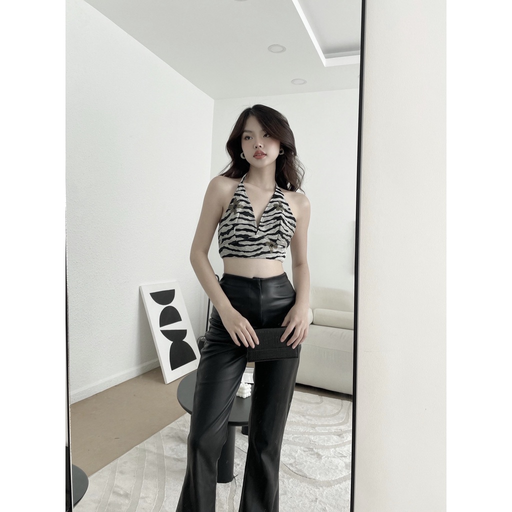Áo yếm vằn hoa STAY AWHILE - Tipblu
