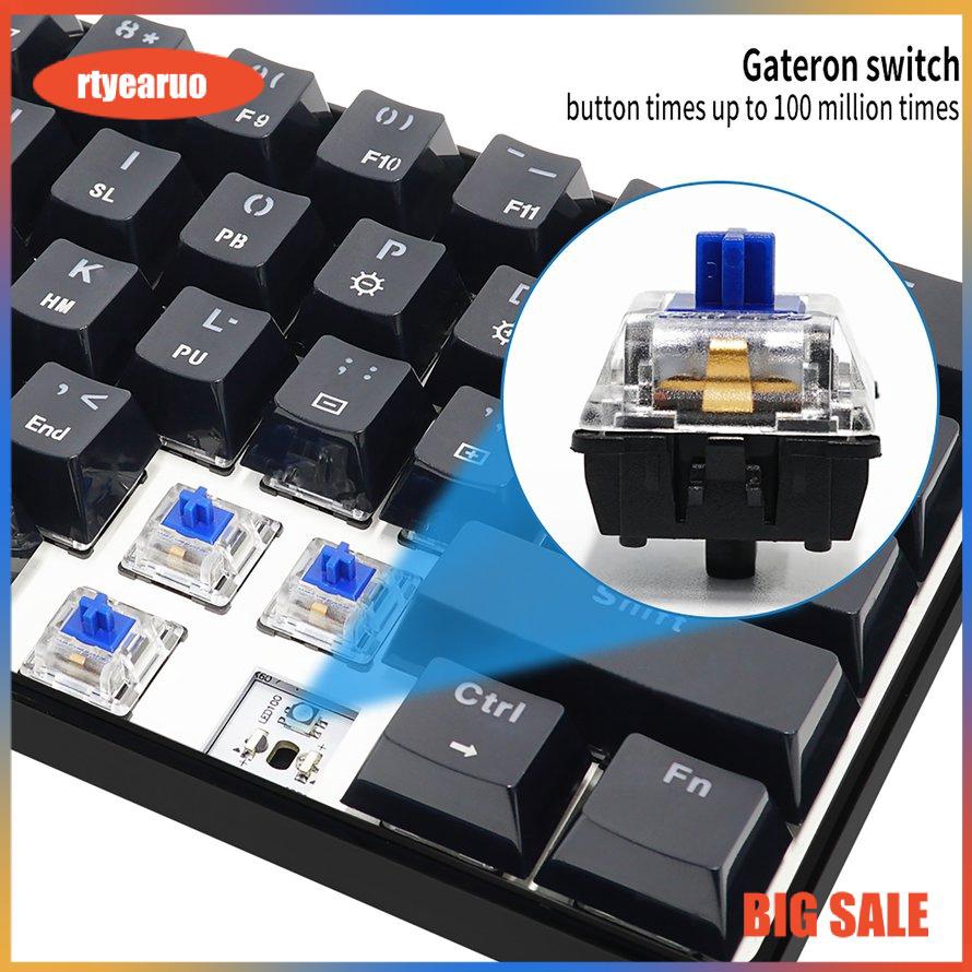 Bàn phím cơ 60% RGB GK61 chất lượng cao