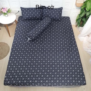 Bộ ga vỏ gối 3 món cotton poly (1 ga giường + 2 vỏ gối nằm)