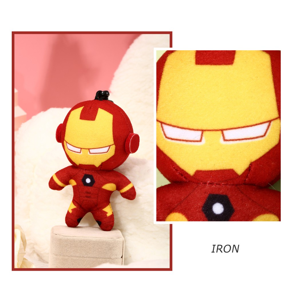 [Mã LIFEHL244 giảm 15% đơn 250K] Móc khóa Miniso hình Iron Man Marvel (Đỏ) - Hàng chính hãng