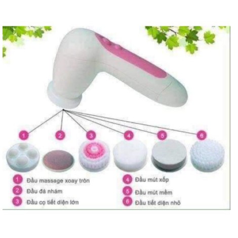 [Rẻ Vô Địch] Máy Rửa Mặt 5 In 1 BEAUTY CARE MASSAGE