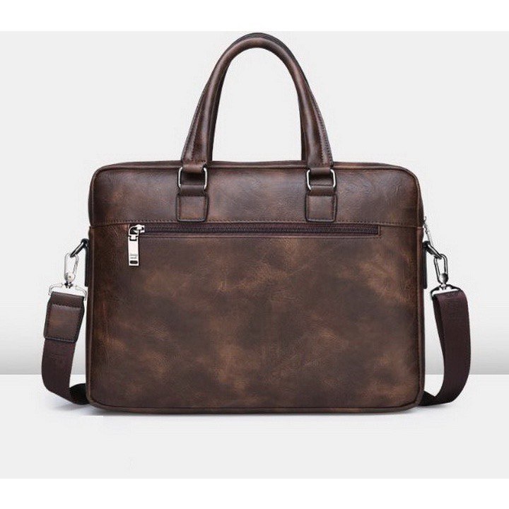 Túi xách cặp da đựng laptop công sở JEEP BULUO T19 39x28x6cm