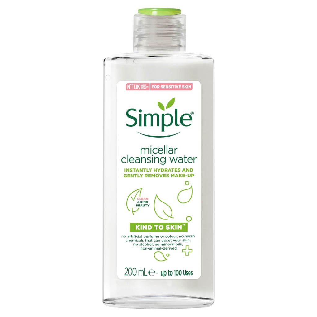 Nước tẩy trang Simple Kind to Skin Micellar Cleansing Water