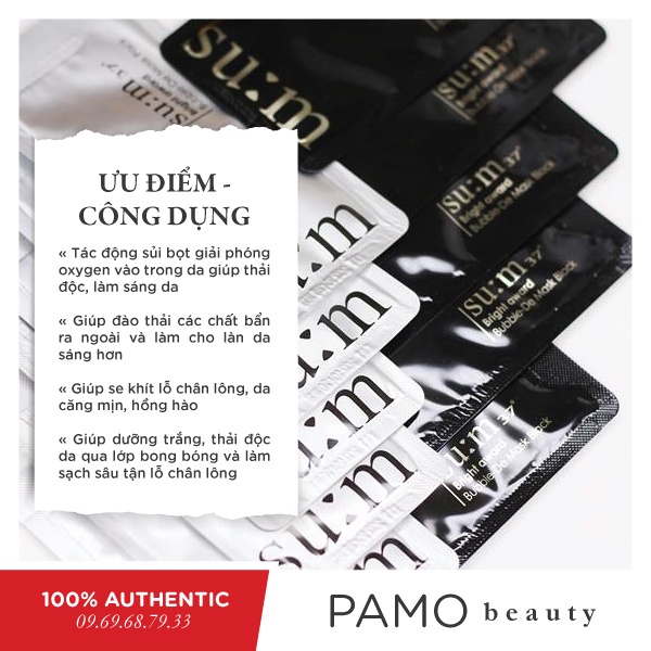 Mặt nạ sủi bọt thải độc SU:M 37 | BigBuy360 - bigbuy360.vn